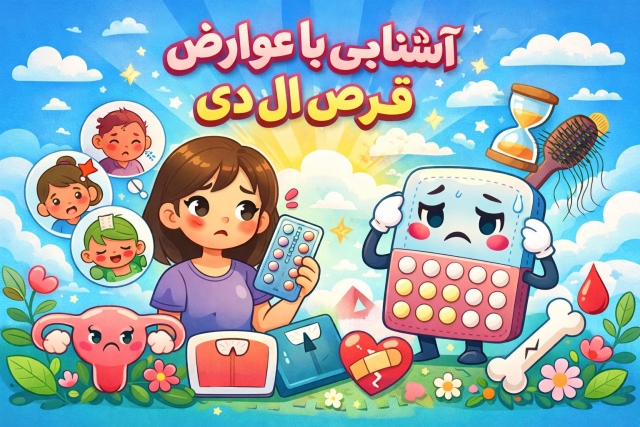 آشنایی با عوارض قرص ال دی